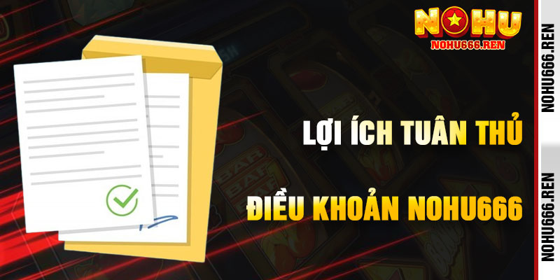 Lợi Ích Khi Tuân Thủ Điều Khoản NoHu666