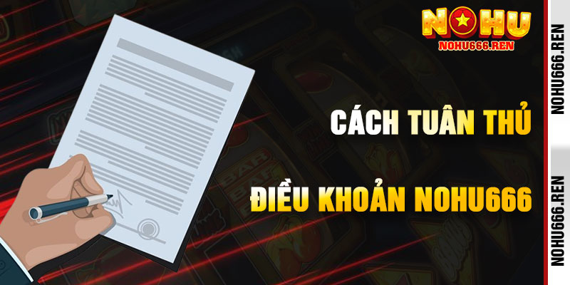 Cách Tuân Thủ Điều Khoản NoHu666 Hiệu Quả